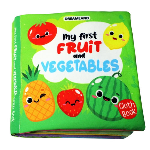 Dreamland Publications Cloth Book - My first Fruits and Vegetables