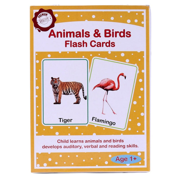 Animals & Birds Flash Cards for kids -30 Cards