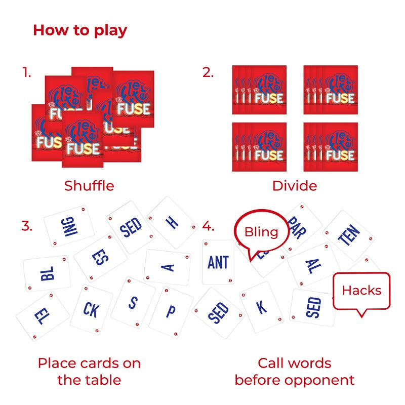 Fletter Fuse Card Game - 156 Cards