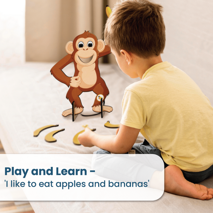 Feed the Monkey Game for Kids