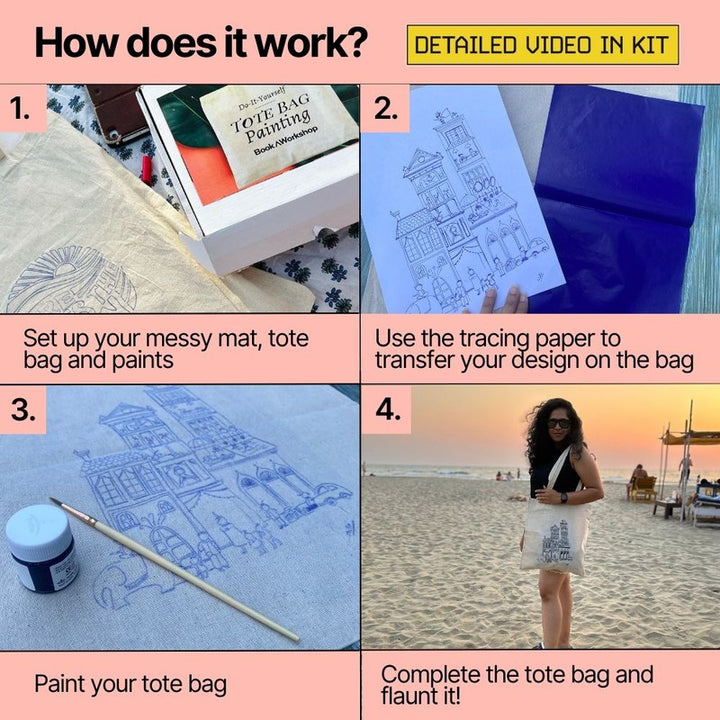 DIY Tote Bag Painting Kit