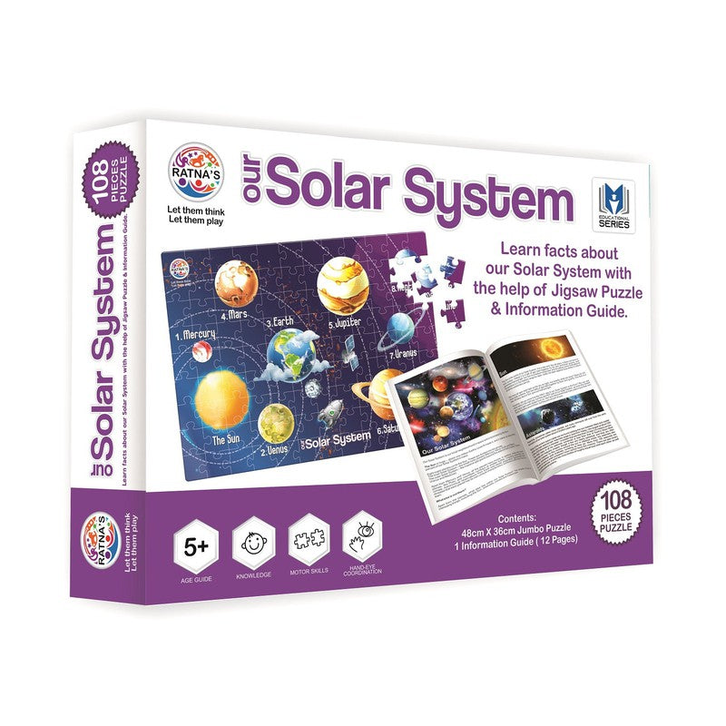 Ratnas Solar system Theme Jigsaw Puzzle - 99 Pieces (5-6 Years)