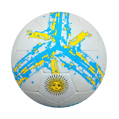 Flag Molded Rubber Football Size-5 (Argentina-White)