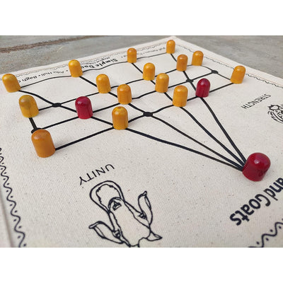 Bagh Chaal Indian Traditional Board Game (Tigers and Goats)