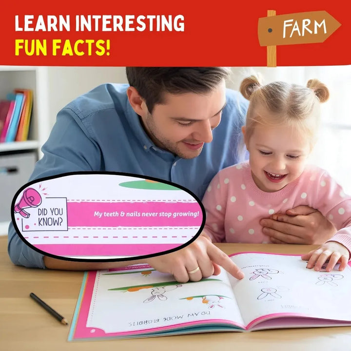PepPlay Step by Step Drawing Book - Cute Farm Animal | Easy Drawing Practice for Kids