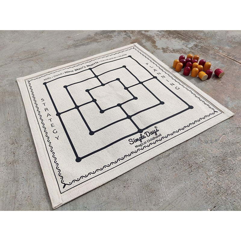 Daadi | Navakankari | Nine Men's Morris Indian Traditional Board Game