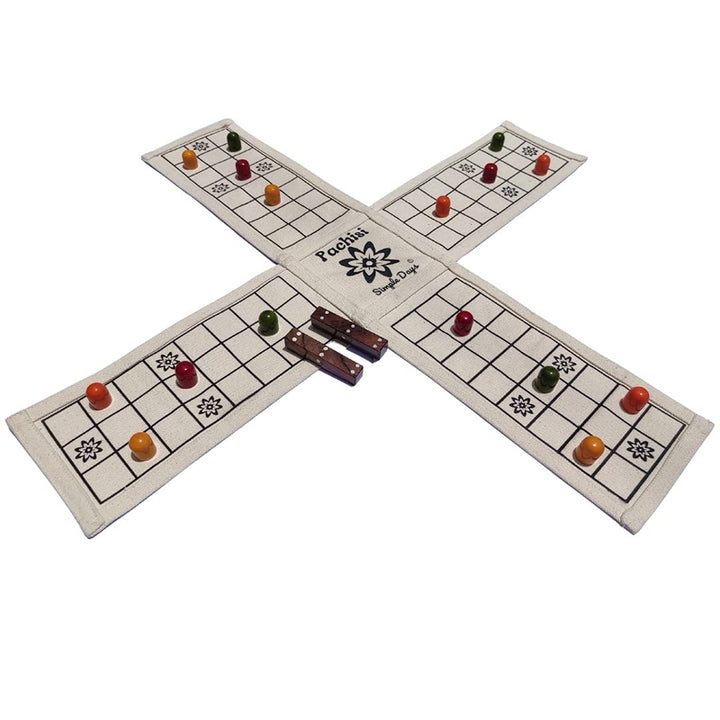 Ludo Indian Traditional Board Game Set (Pachisi | Pagade | Chaupad )