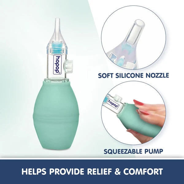 Hopop Anti-Reflux Baby Nose Cleaner | Gentle & Safe Nasal Aspirator