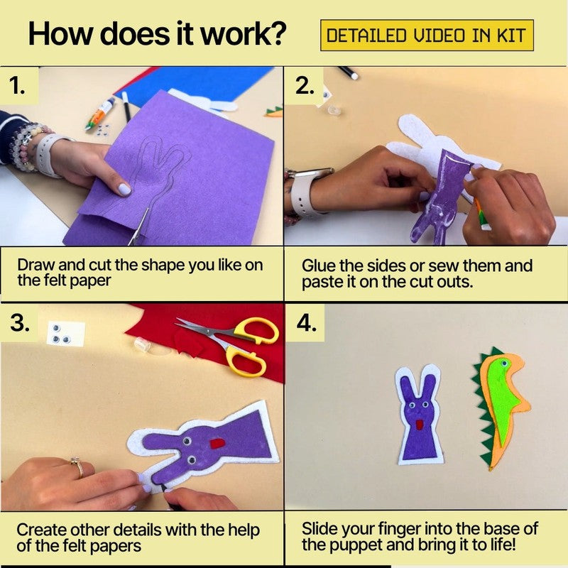 DIY Finger Puppet Kit