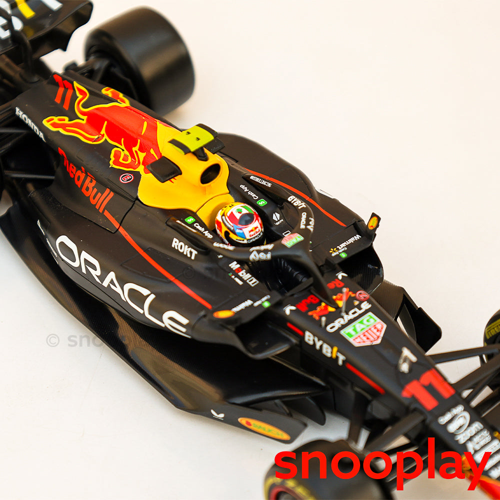Original Licensed Oracle Red Bull Racing RB 19 2023 Diecast Car - Sergio Perez | Scale 1:24 (14 Years till Grown Ups)