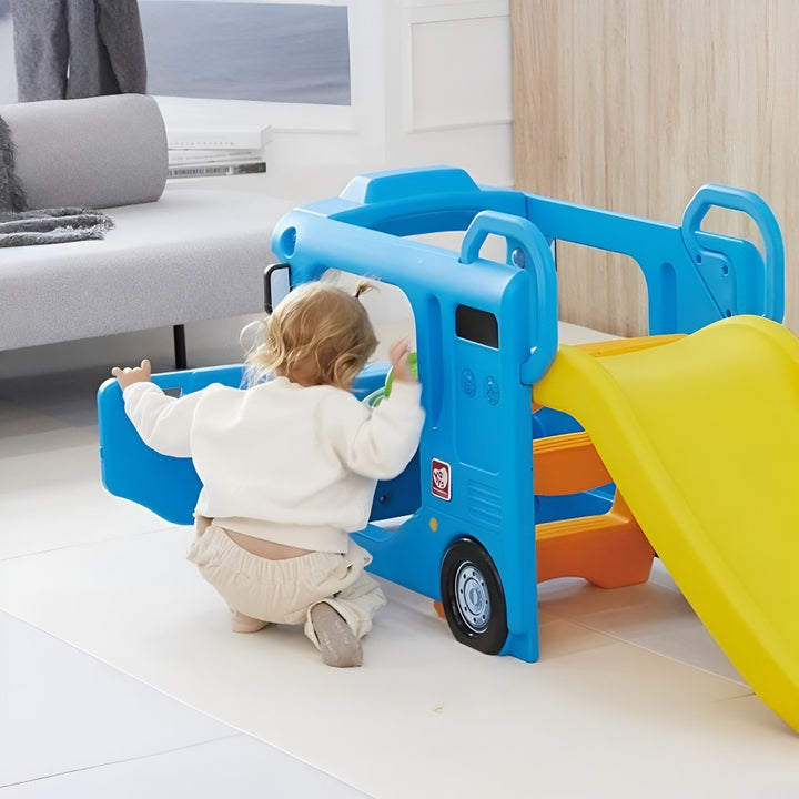 YAYA Blue Compact Bus Slide (1-6 Years)