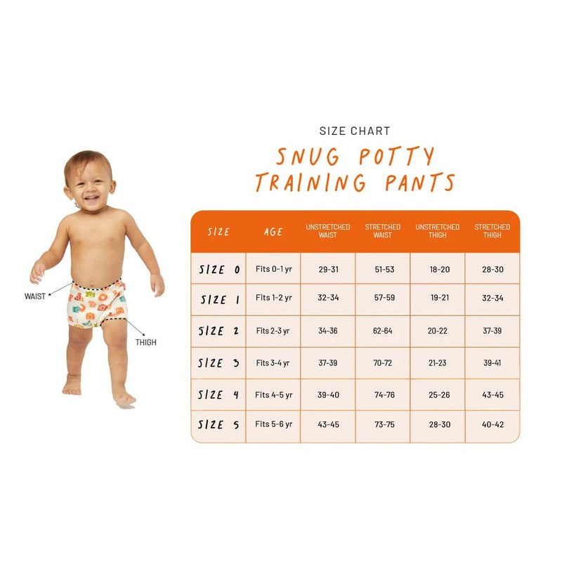 Pack of 2 Snug Farm Collection Potty Training Pull-up Pants for Babies/ Toddlers/Kids (Size 5, Fits 5 years – 6 years)