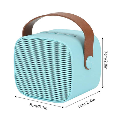 Karaoke Portable Bluetooth Speaker with 1 Wireless Microphone (Blue)