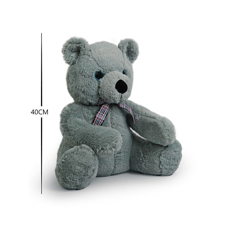 Cute & Adorable Blue Hugging Teddy Bear Soft Plush Toy for Kids | Height - 40 cm