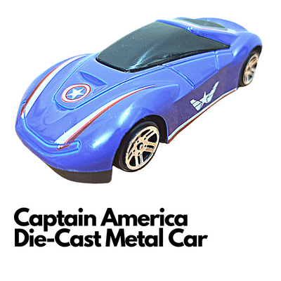 Metal Cars Die Cast Car - Mini Diecast Small Set (Captain America Die Cast)