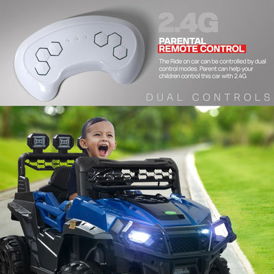 Broot Rechargeable Battery Operated Ride on Jeep Car with Music & Light For Kids