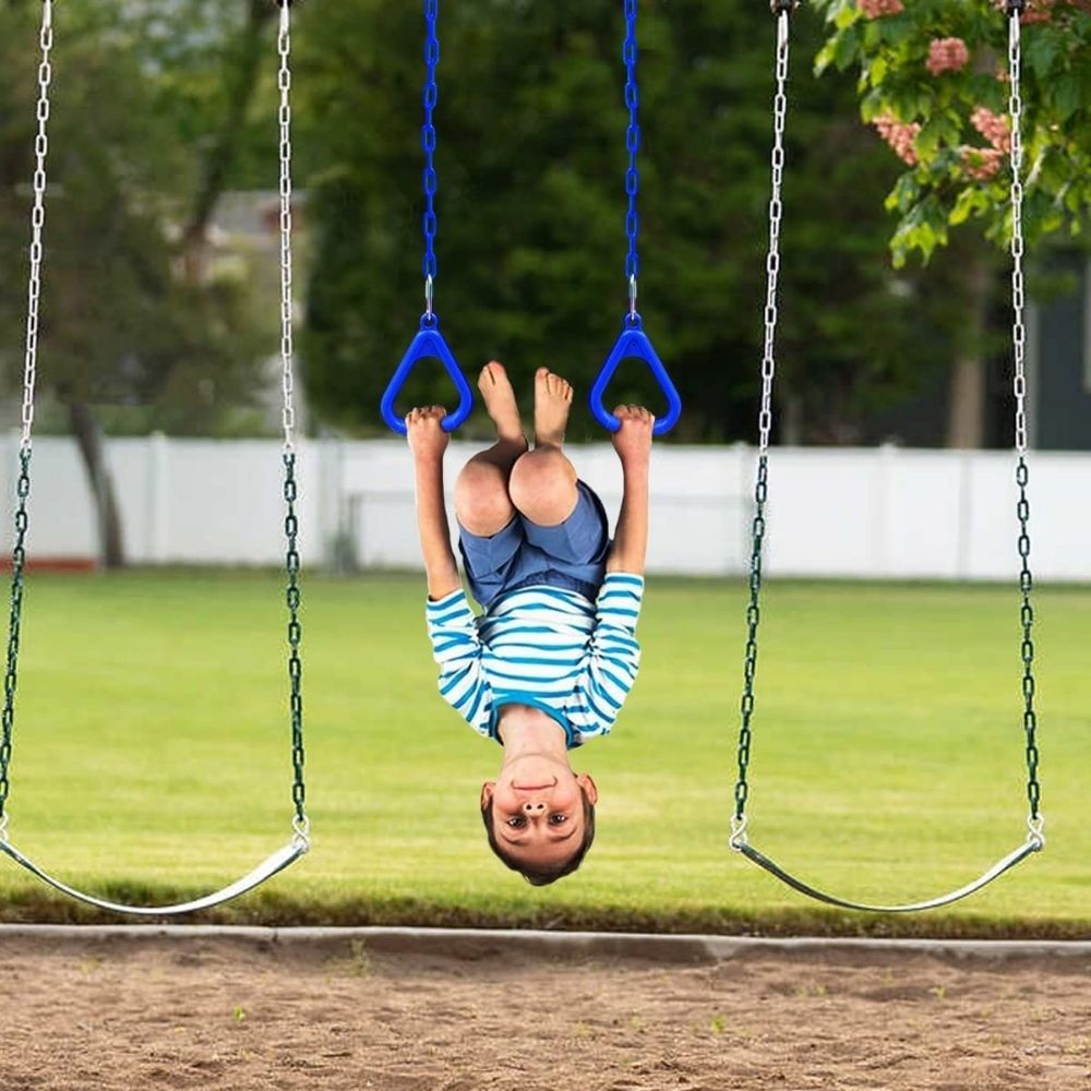 Gym Trapeze Ring with Chain Set for Kids