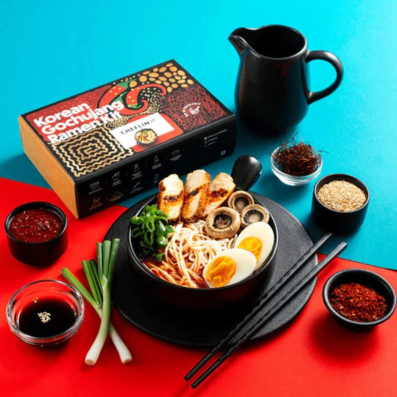 DIY Korean Gochujang Ramen Chef's Kit - Craft Authentic Flavours at Home