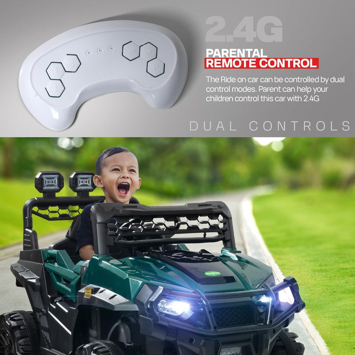 Broot Rechargeable Battery Operated Ride on Jeep Car with Music & Light For Kids | COD Not Available