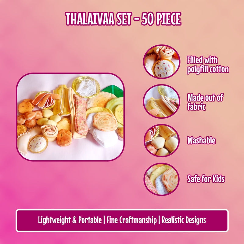 Thalaivaa Set -South Indian Food Play Toys (50 Pcs)