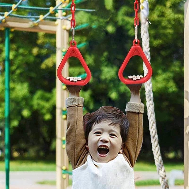 Gym Trapeze Ring with Chain Set for Kids