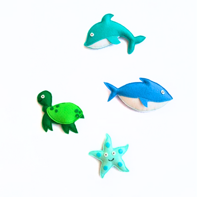 Sea Animal Toys (Set of 12)