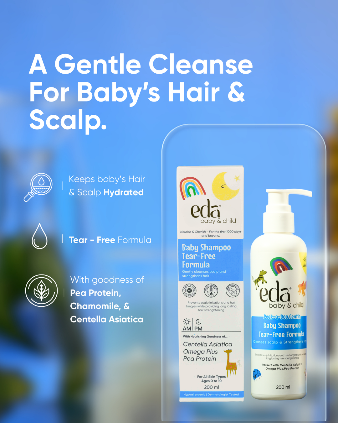 Eda Baby Tear-Free Baby Shampoo - 200ml