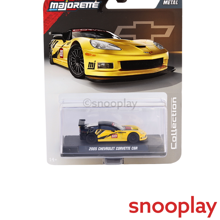 Majorette Original 2005 Chevrolet Corvette C6R Licensed Diecast Car | 1:64 Scale (7 Years till Grown Ups)