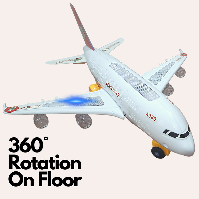 Aeroplane Toys for Kids | Airplane with Music | 3D Lightning | 360° Rotation