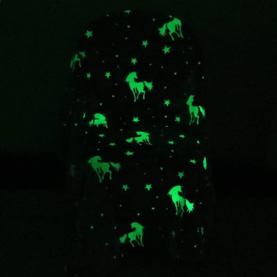 Unicorn Glow in Dark Blanket (Pink)