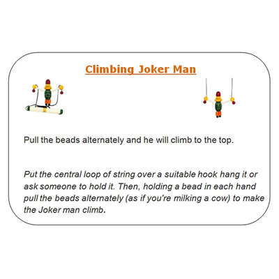 Rope Climbing Joker Classic Wooden Toy