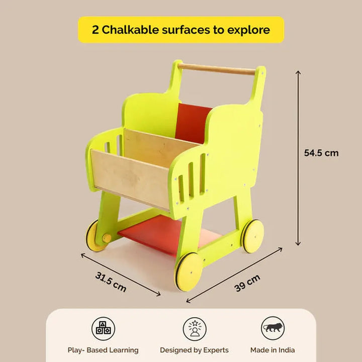Shumee Wooden Shopping Push Cart (2-5 Years)