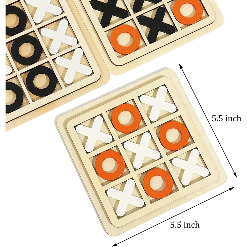 Wooden Tic Tac Toe Board Game