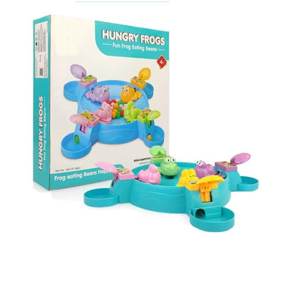 Hungry Frogs Bean Board Game for 4 Players (Assorted Colours)