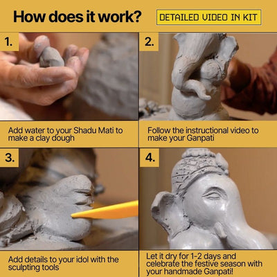 DIY Shadu Mati Ganpati Kit