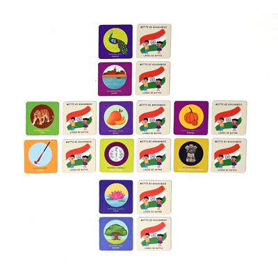 Indian Symbol Memory Flash Cards