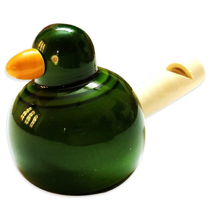 Handmade Non Toxic Channapatna Wooden Toy - Green Whistle and Plane