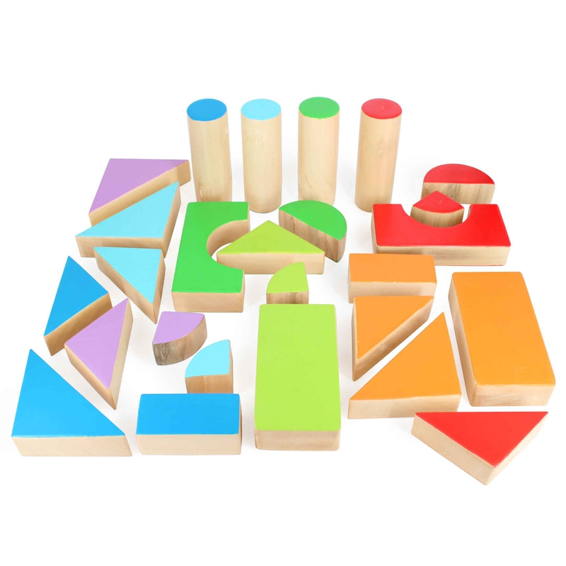 Wooden Multishape Chalk-O-Blocks Set