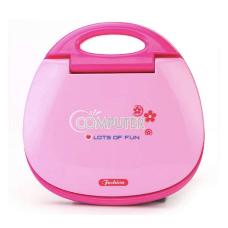 Apple Shape Educational Tablet Toy (Early Educational Learning Machine Toys) - Pink