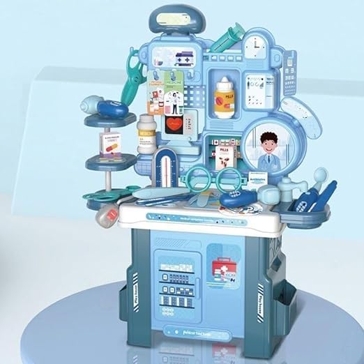 42-Piece Kids Doctor Pretend Play Medical Kit | Role-Play Healthcare Toy Set for Children