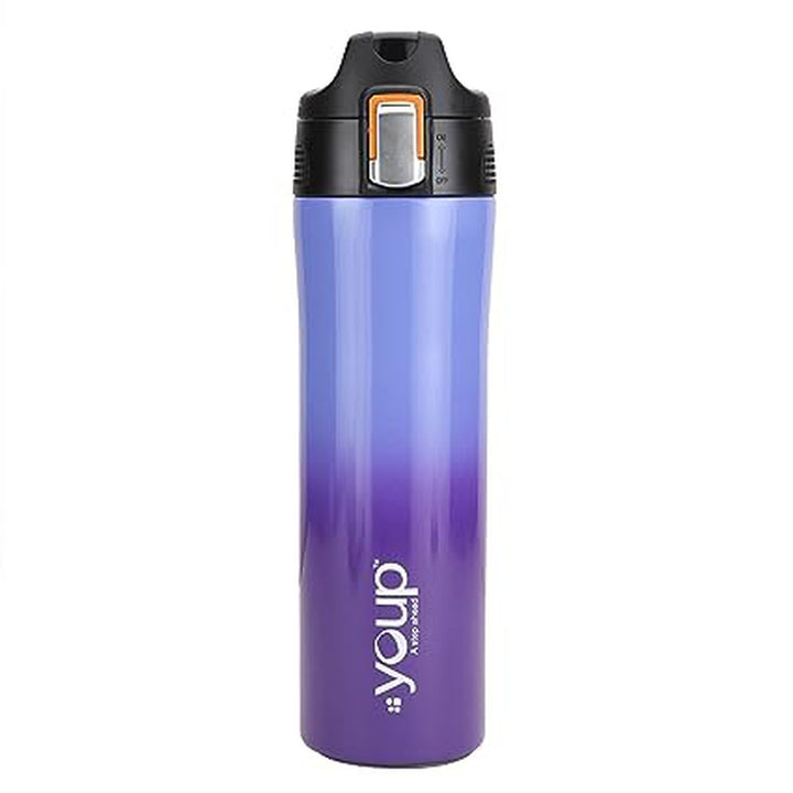 Youp Thermosteel Insulated Blue Purple Color Water Bottle LEXUS - 500 ml