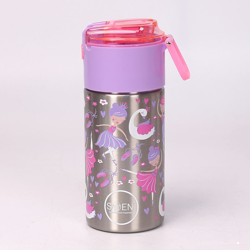 Insulated Stainless Purple Color Steel Bottle | 380 ml