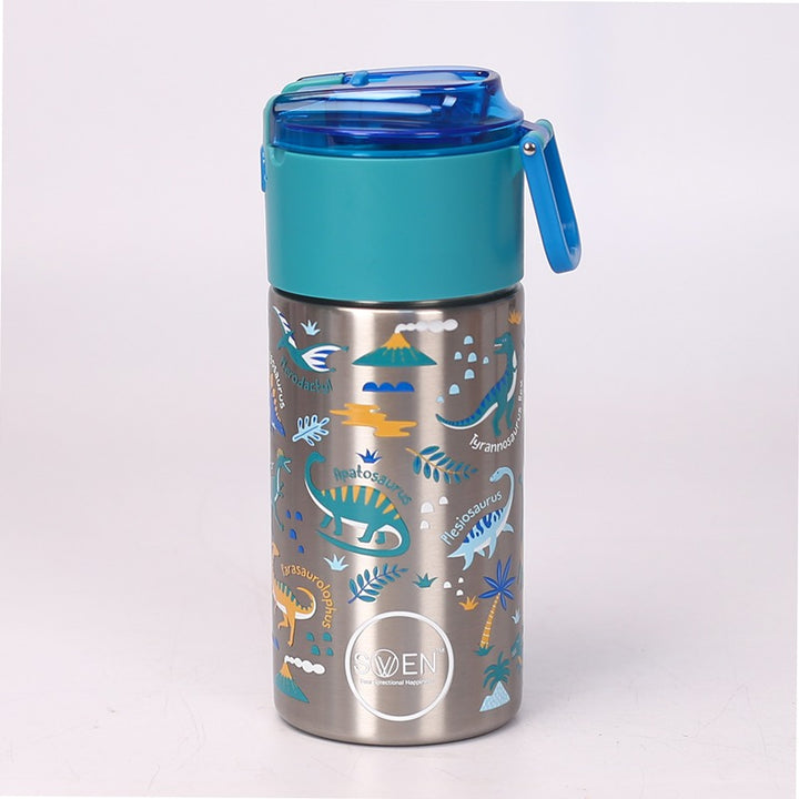 Insulated Stainless Blue Color Steel Bottle | 380 ml