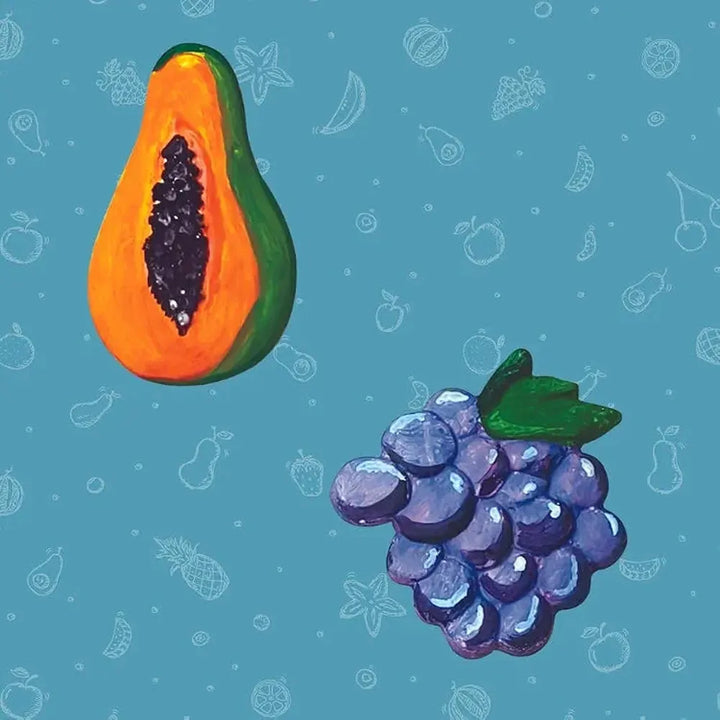 Toykraft Mould & Paint Fruits - Fridge Magnet Making DIY Kit, Creative Art & Craft Activity