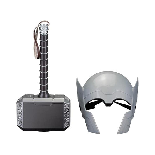 Original Marvel Avengers Thor Mjolnir Role Play Hammer & Helmet Combo Set