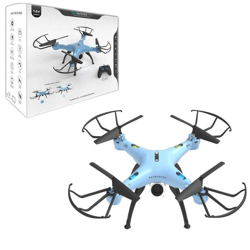 Skymaster Pro Drone with 720P HD Camera | WiFi RC Quadcopter with Altitude Hold, 360° Flips & 3-Speed Control