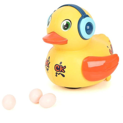 Duck Laying Eggs Toys for Kids Musical Sound with Colorful Lights