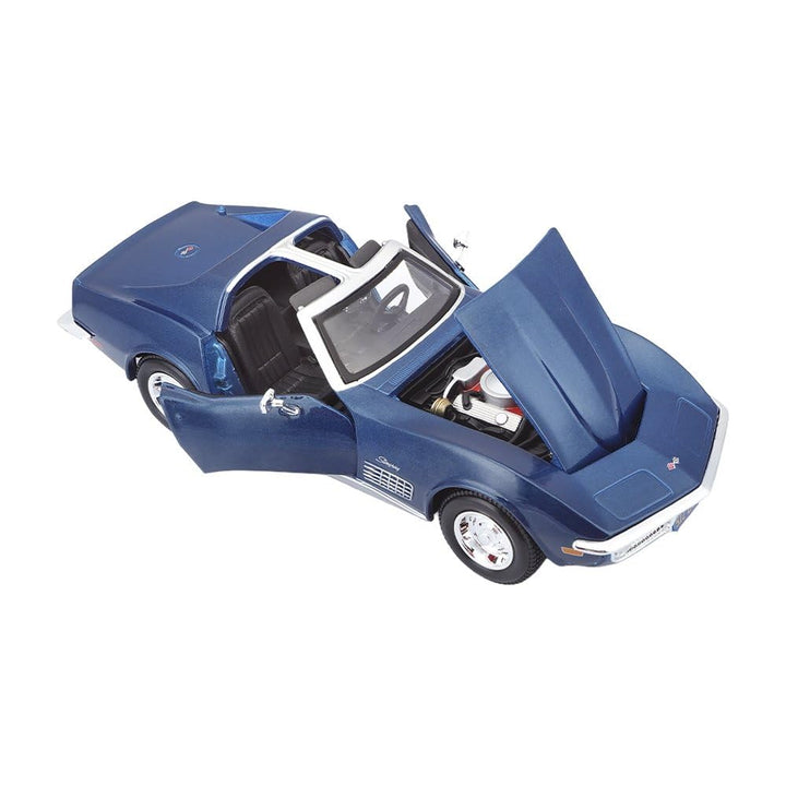 Maisto Original 1970 Corvette Licensed Diecast Car | 1:24 Scale Model (14 Years till Grown Ups)