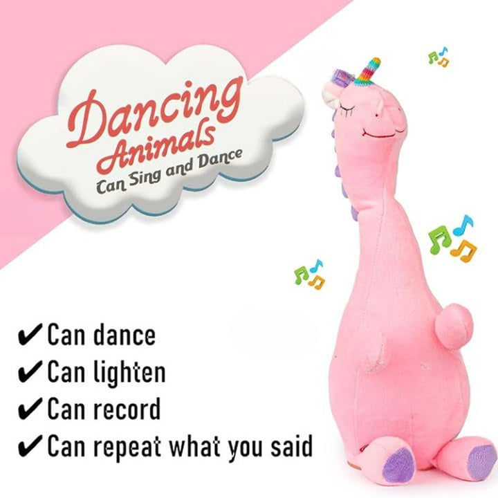 Unicorn Repeat What You Say Plush Toy | Dancing, Wriggling & Singing