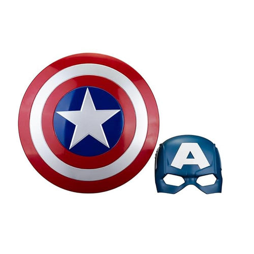 Original Marvel Captain America Shield & Role Play Mask Combo Set